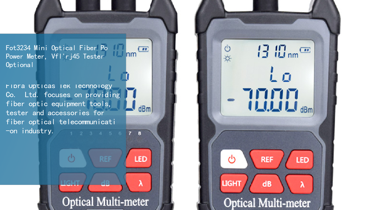 FOT3234 Fiber Power Meter With VFL&RJ45