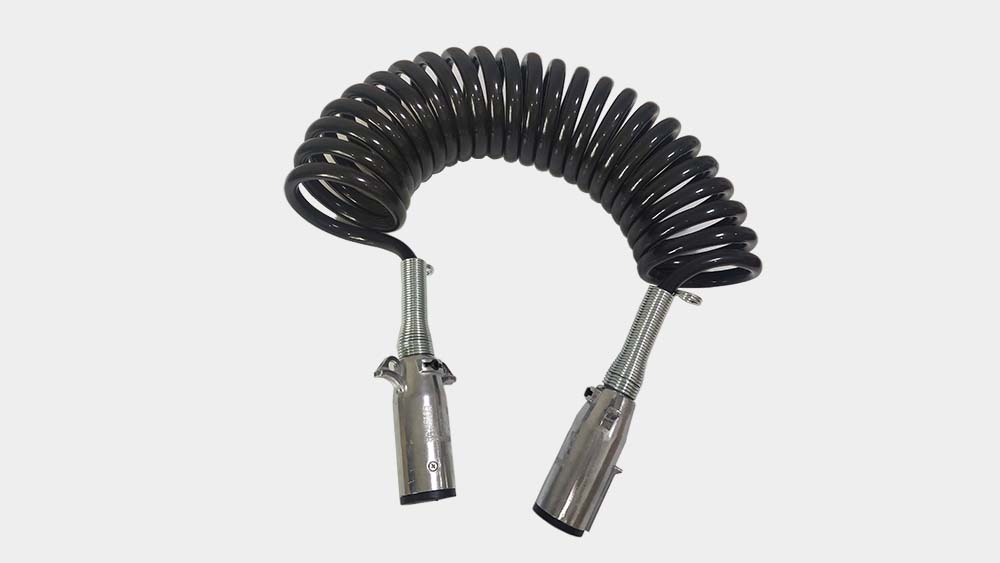 Customized 7 pin electrical sprial cable