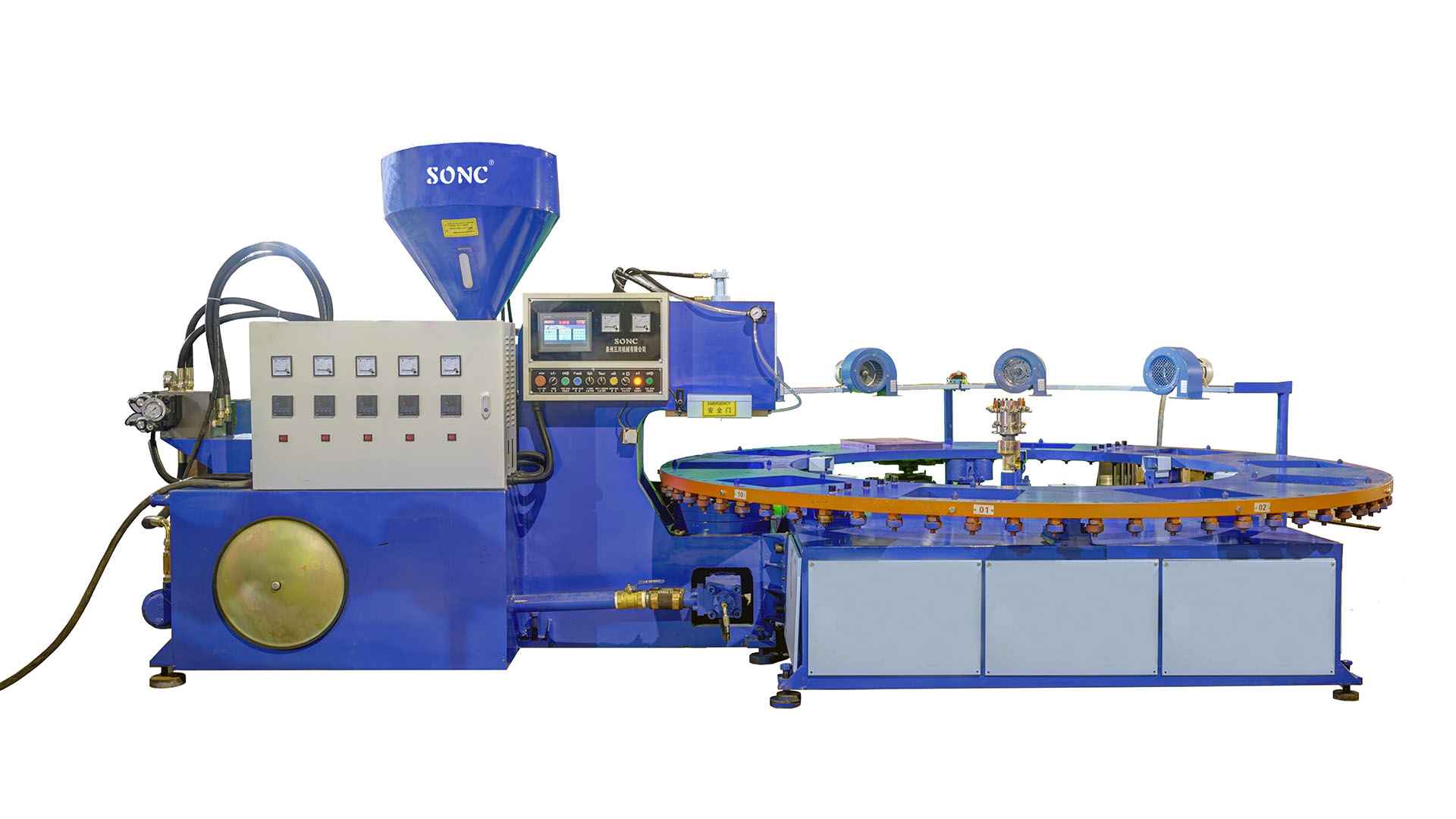 Pvc sole clearance making machine