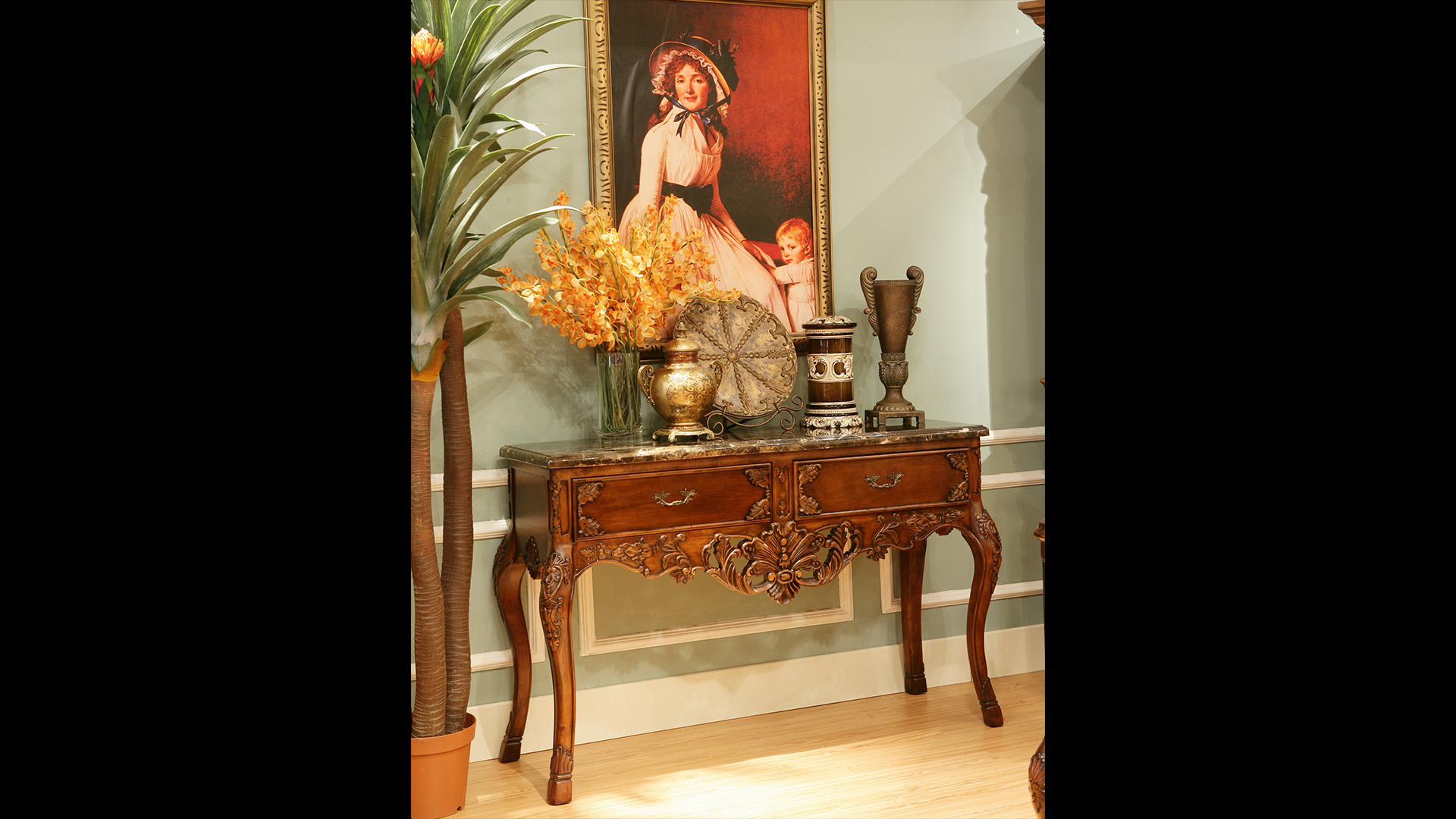 Standard export packing royal birch wood console tables Goodwin GH197