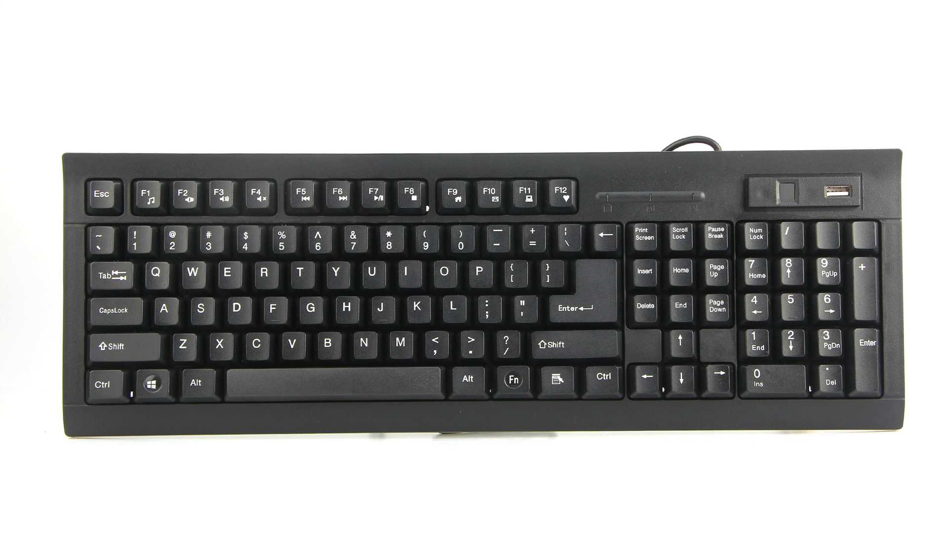 Pabrikan Keyboard Komputer Kantor Kabel Idéntifikasi Sidik Pangsaéna - KEYCEO KY-K835