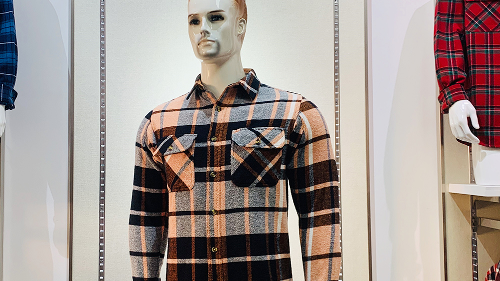โรงงานผลิตเสื้อเชิ้ตผ้าฝ้ายคุณภาพสูงขายส่งแบบนุ่มรูปแบบใหม่ Checked Pockets Full Sleeve Casual Shirt