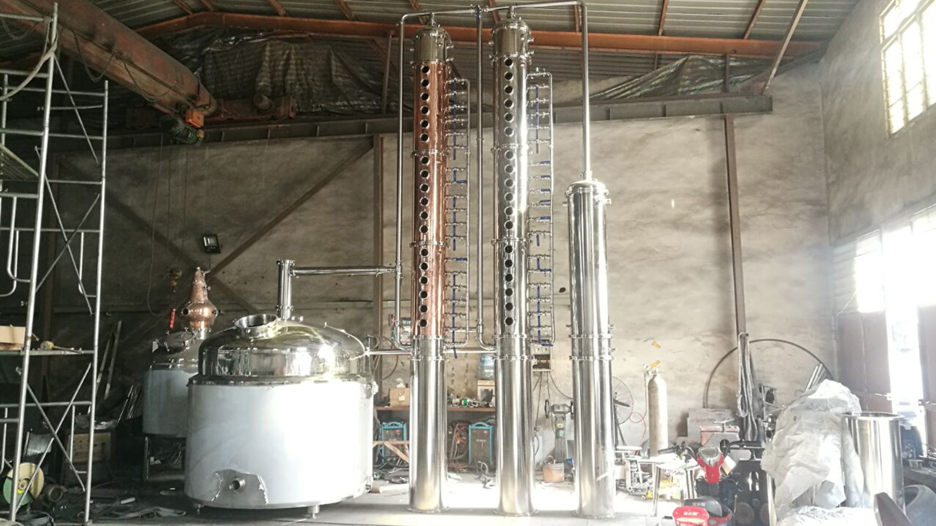 Equipamento de destilação industrial de alta qualidade 3000L 18 pc 18ps