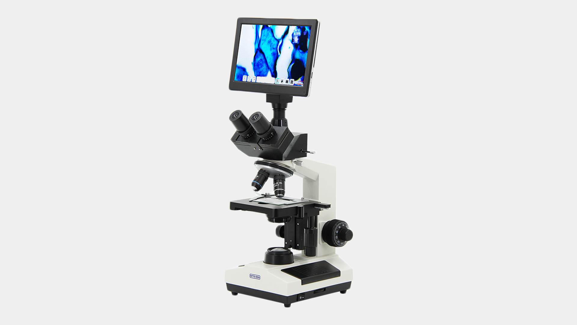A33.1009 Microscopio biologico digitale LCD da 9 ", 5,0 M HDMI + USB