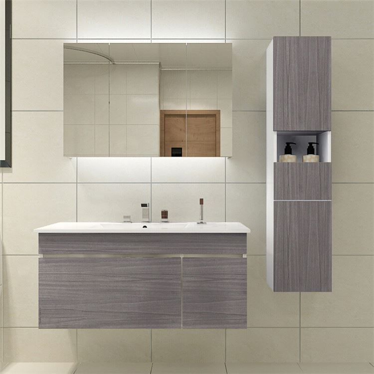 Cheap Light Grey Modern Bathroom Vanities Sets