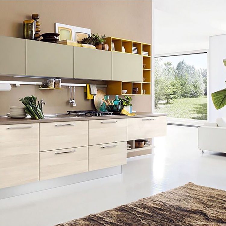 Affordable Customized Modern Solid Wood, Affordable Solid Wood Kitchen Cabinets