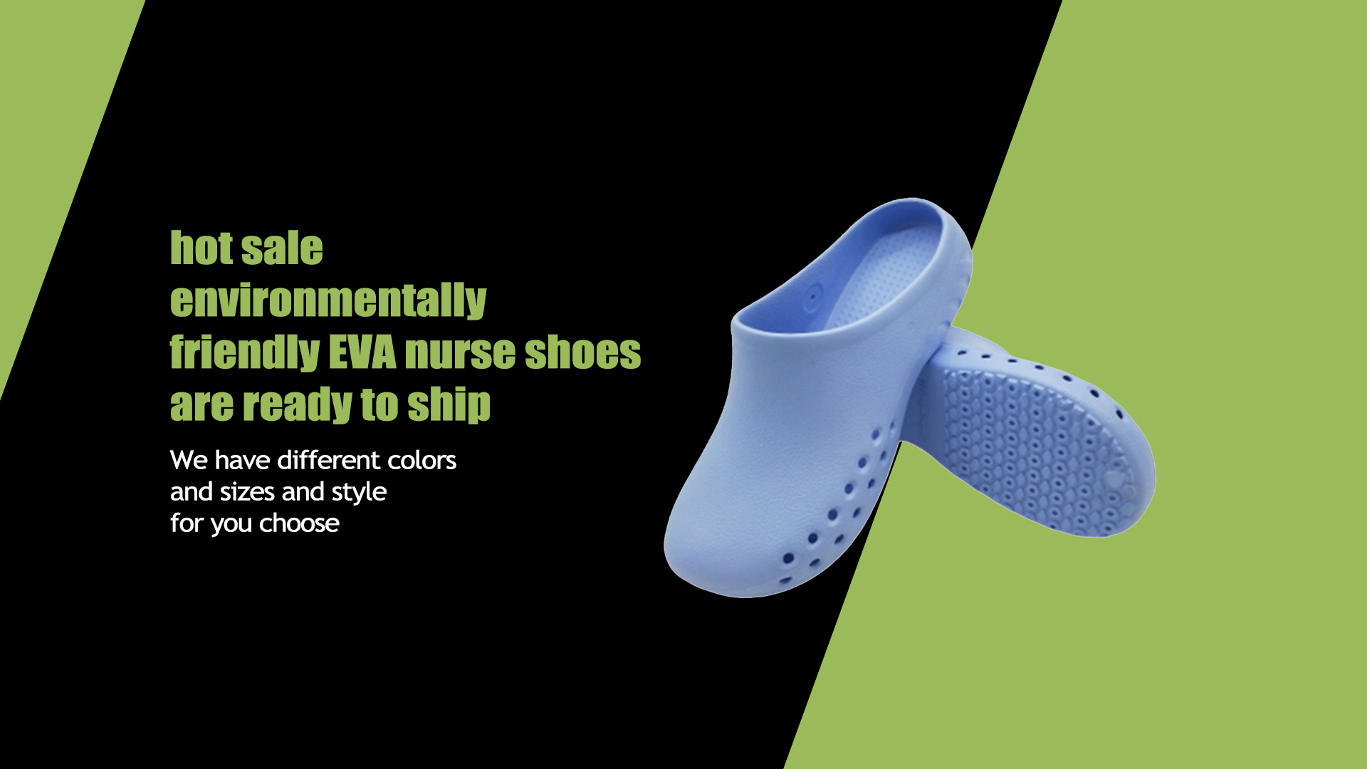 hete verkoop milieuvriendelijke EVA-verpleegstersschoenen zijn klaar om te verzenden!