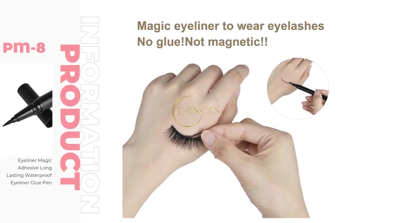 Delineador de ojos Magic Glue Fabricante de delineador de ojos a prueba de agua duradero - Thincen
